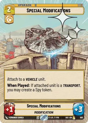 Special Modifications — Hyperspace Foil