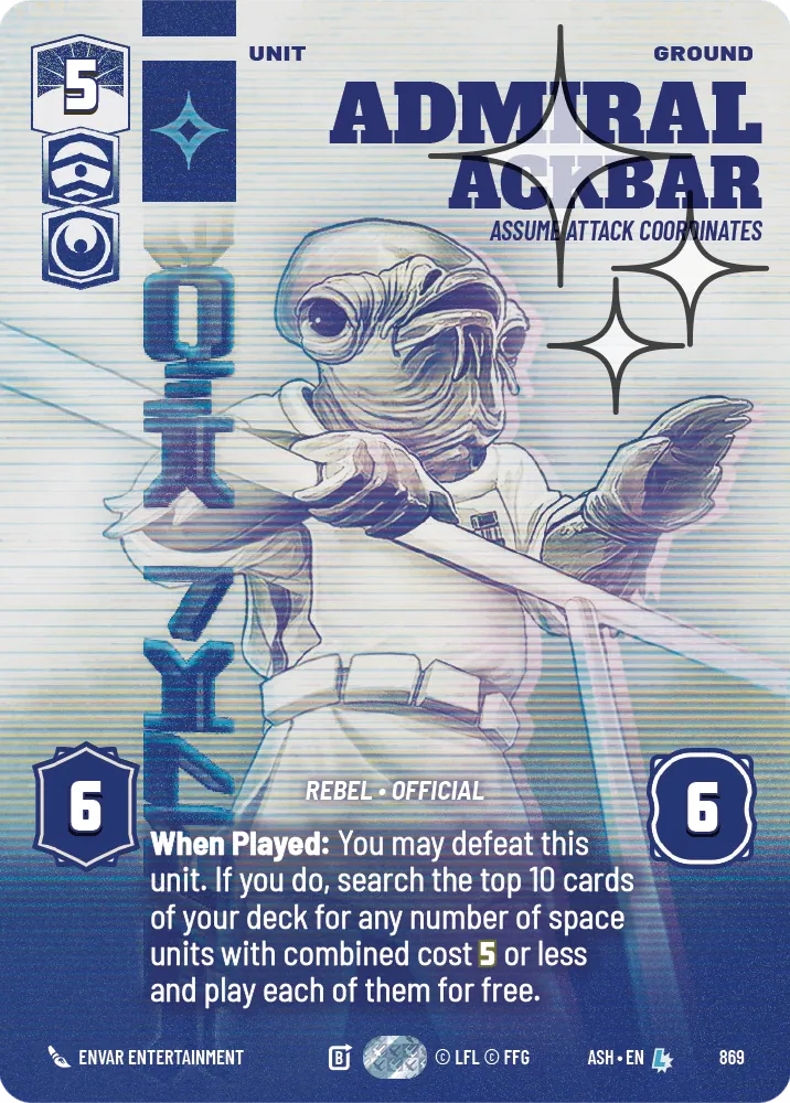 Admiral Ackbar — Foil Prestige