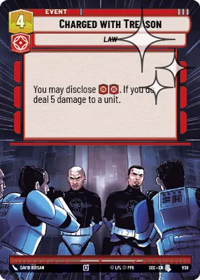 Charged with Treason — Hyperspace Foil