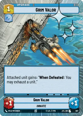 Grim Valor — Hyperspace Foil