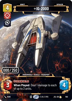 IG-2000 — Serialized Prestige