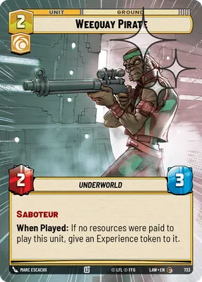 Weequay Pirate — Hyperspace Foil