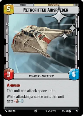 Retrofitted Airspeeder — Standard Foil