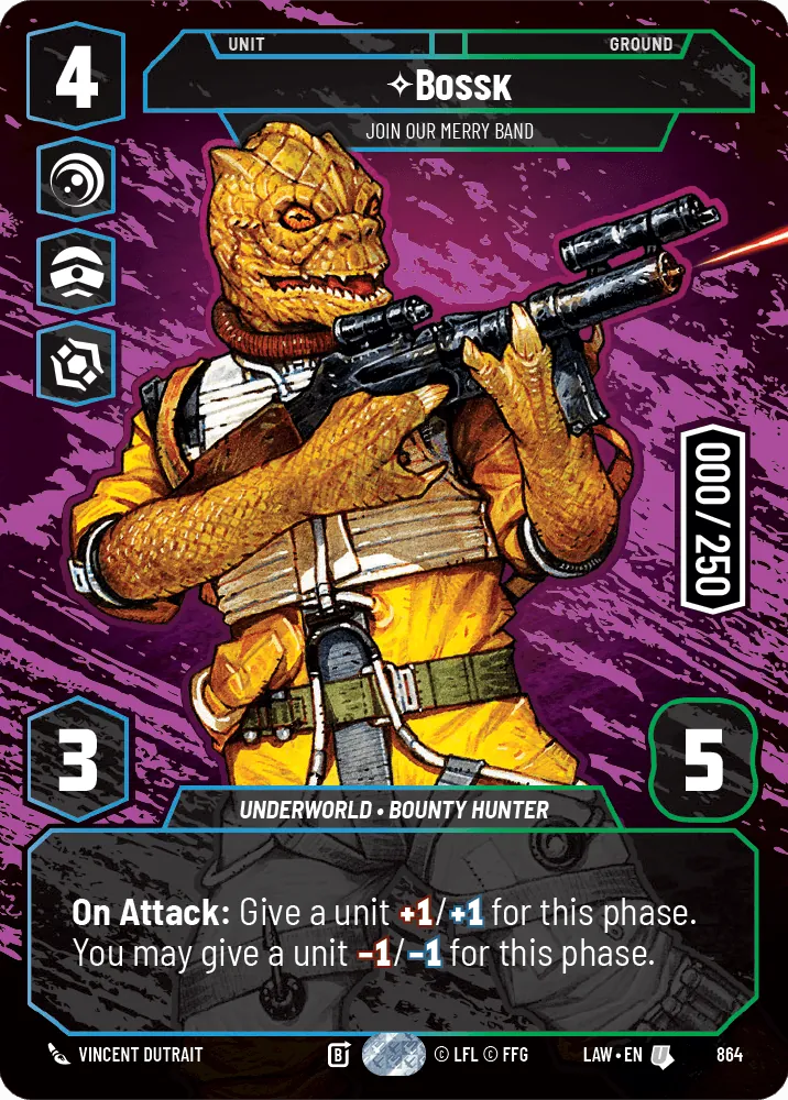Bossk — Serialized Prestige