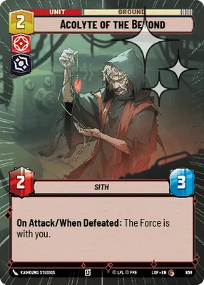 Acolyte of the Beyond — Hyperspace Foil