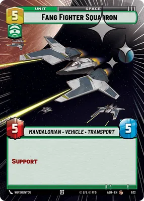 Fang Fighter Squadron — Hyperspace Foil