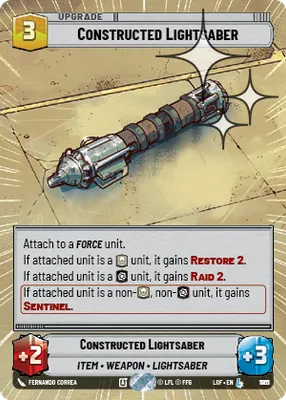 Constructed Lightsaber — Hyperspace Foil