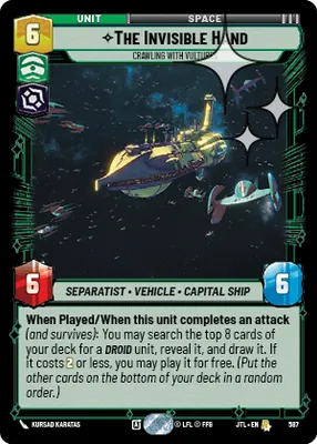 The Invisible Hand — Standard Foil