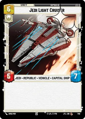 Jedi Light Cruiser — Standard Foil