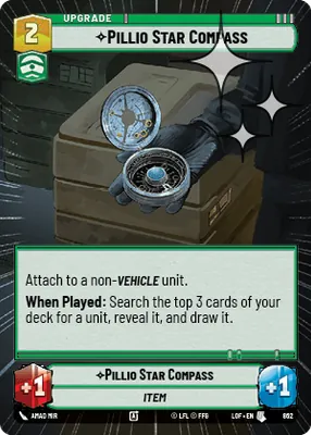 Pillio Star Compass — Hyperspace Foil