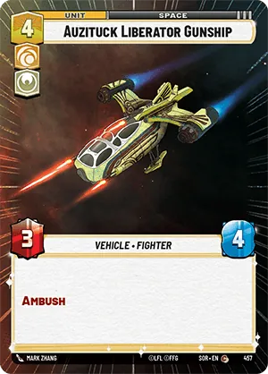 Auzituck Liberator Gunship — Hyperspace