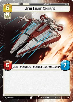Jedi Light Cruiser — Hyperspace