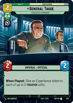 General Tagge — Hyperspace