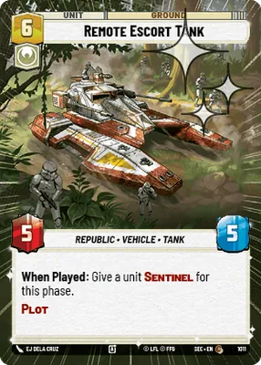 Remote Escort Tank — Hyperspace Foil