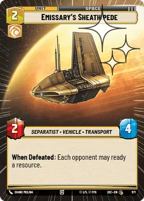 Emissary's Sheathipede — Hyperspace Foil