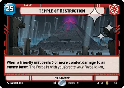 Temple of Destruction — Standard Foil