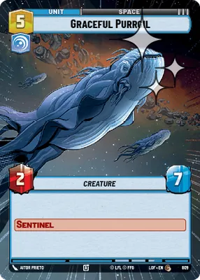 Graceful Purrgil — Hyperspace Foil