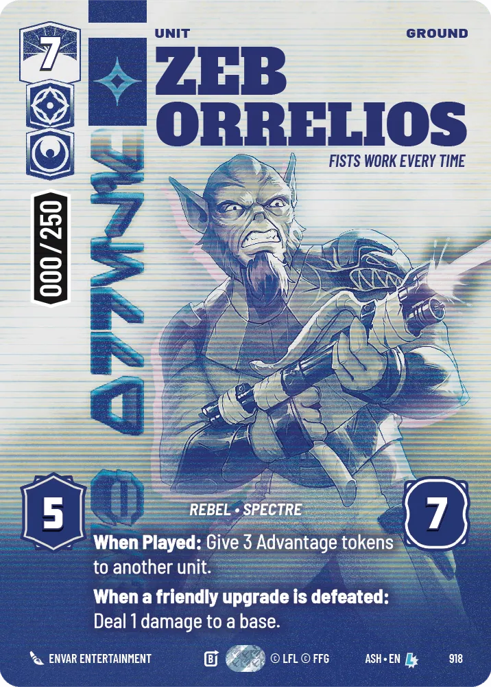 Zeb Orrelios — Serialized Prestige