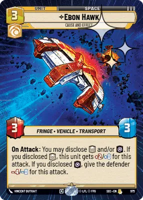 Ebon Hawk — Hyperspace Foil