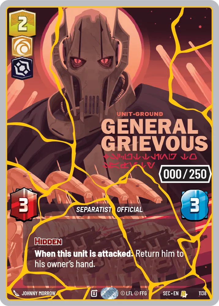 General Grievous — Serialized Prestige - Yellow Gold
