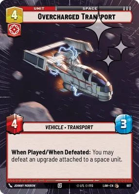 Overcharged Transport — Hyperspace Foil