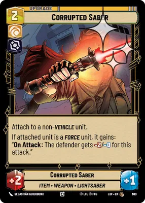 Corrupted Saber — Standard Foil