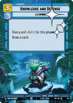 Knowledge and Defense — Hyperspace Foil