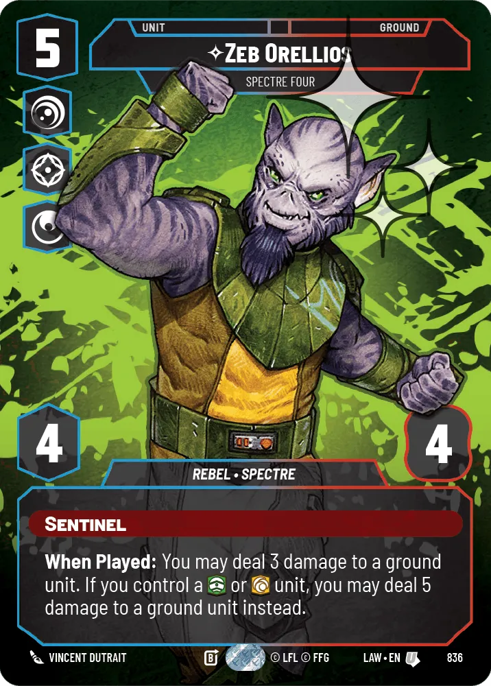 Zeb Orellios — Foil Prestige