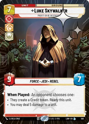 Luke Skywalker — Hyperspace Foil
