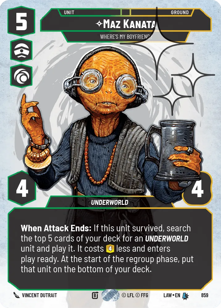 Maz Kanata — Foil Prestige