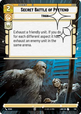 Secret Battle of Pretend — Hyperspace Foil