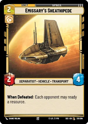 Emissary's Sheathipede