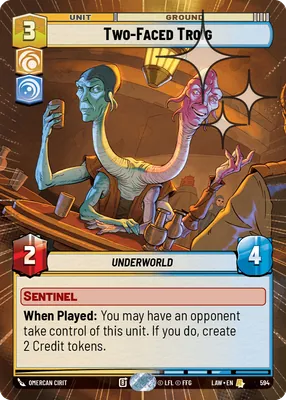 Two-Faced Troig — Hyperspace Foil