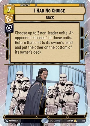 I Had No Choice — Hyperspace