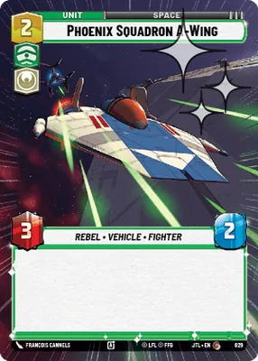 Phoenix Squadron A-Wing — Hyperspace Foil