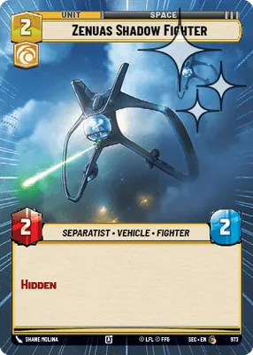 Zenuas Shadow Fighter — Hyperspace Foil