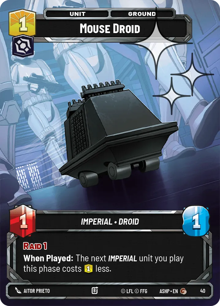 Mouse Droid — Weekly Play Foil