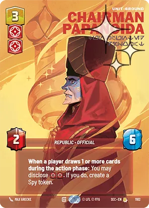 Chairman Papanoida — Foil Prestige