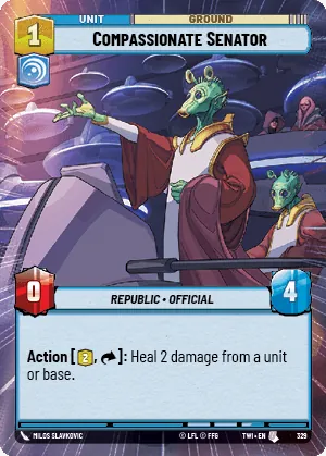Compassionate Senator — Hyperspace