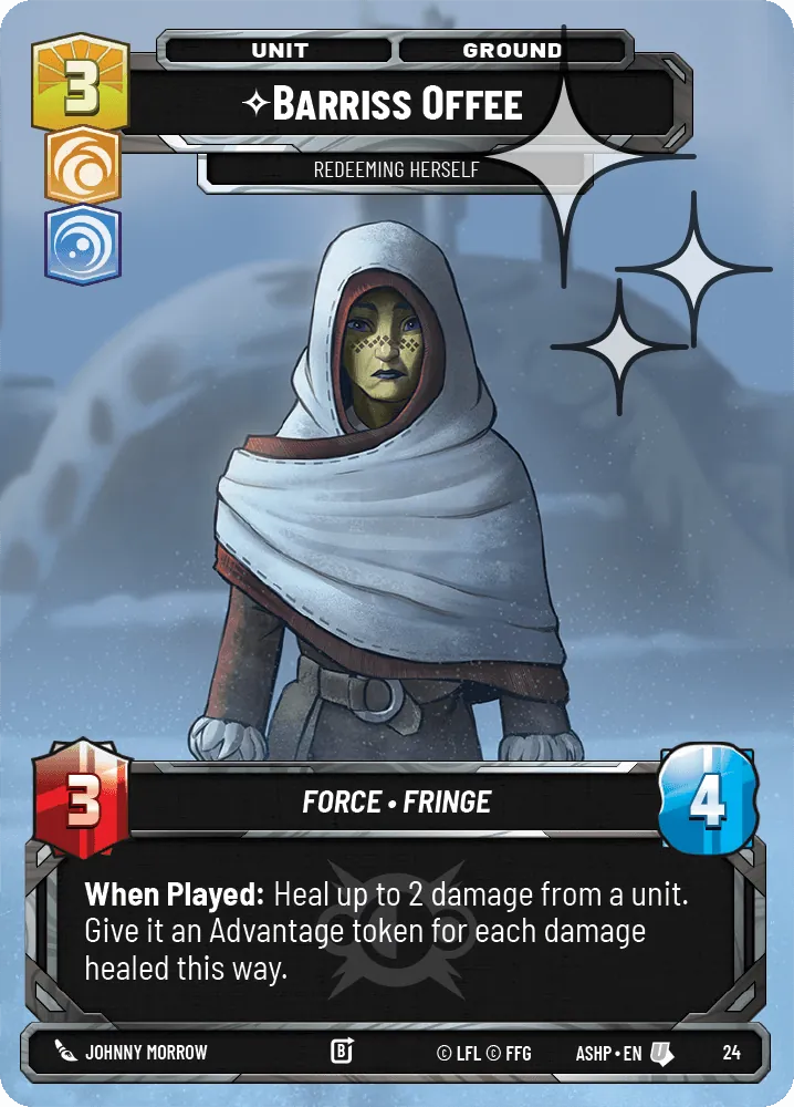 Barriss Offee — Weekly Play Foil