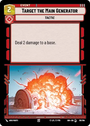 Target the Main Generator