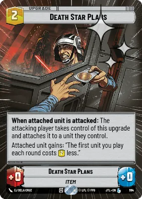 Death Star Plans — Hyperspace Foil