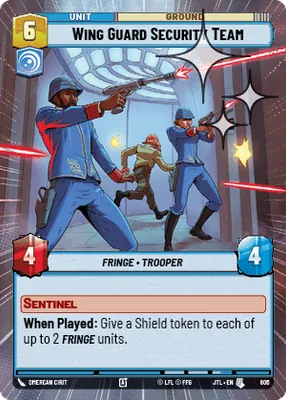 Wing Guard Security Team — Hyperspace Foil