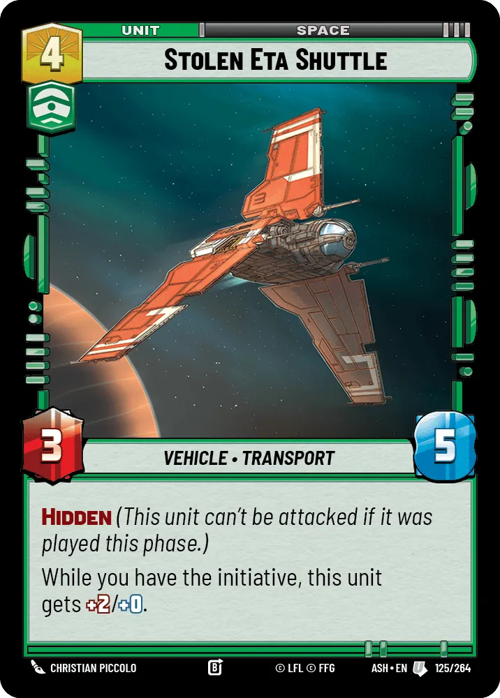 Stolen Eta Shuttle