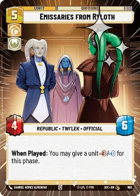 Emissaries from Ryloth — Hyperspace Foil