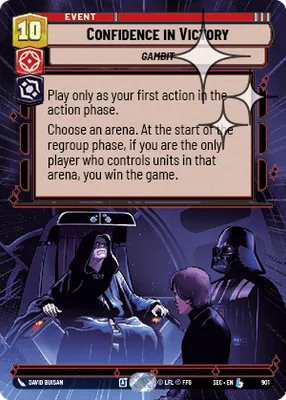 Confidence in Victory — Hyperspace Foil
