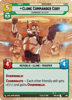 Clone Commander Cody — Hyperspace