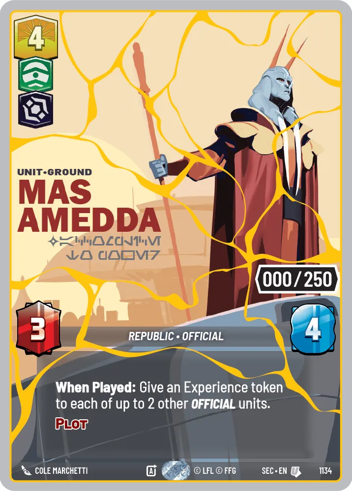 Mas Amedda — Serialized Prestige - Yellow Gold