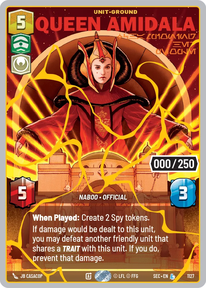 Queen Amidala — Serialized Prestige - Yellow Gold