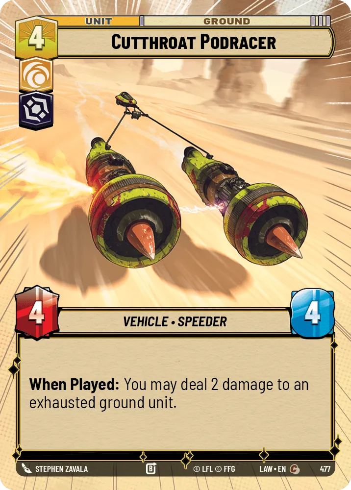 Cutthroat Podracer — Hyperspace